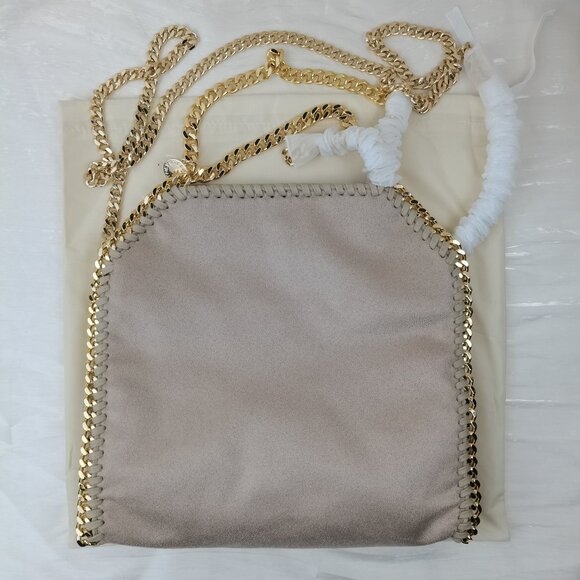 Stella Mccartney Gold Medium Falabella Tote Bag Shoulder Bag - Picture 5 of 11
